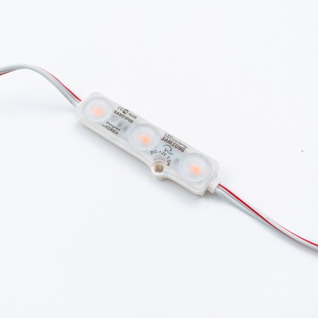 Módulo 3-Led Laranja 12V 1.2W