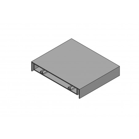 Perfil alumínio L - 120mm